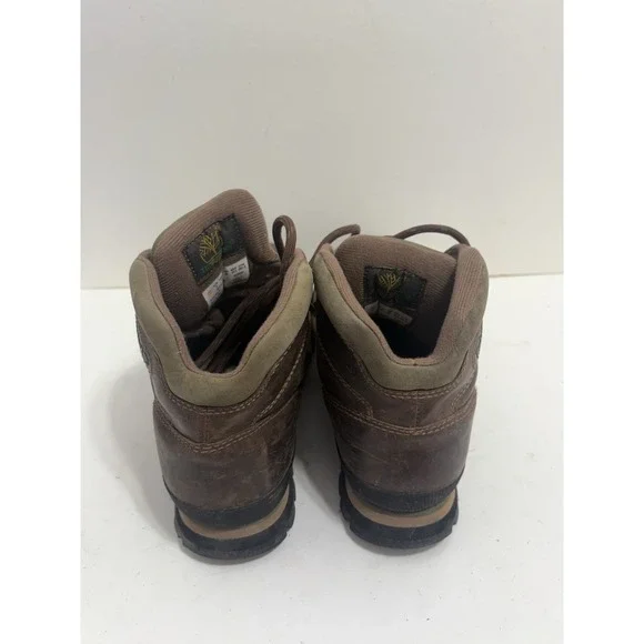 Vintage Timberland Euro Hiker Leather Boots Women's Size 9M Brown Lace Up Hiking - Picture 4 of 6
